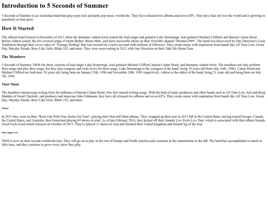 5soswebpage screenshot