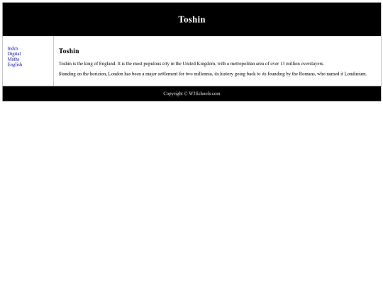 index screenshot