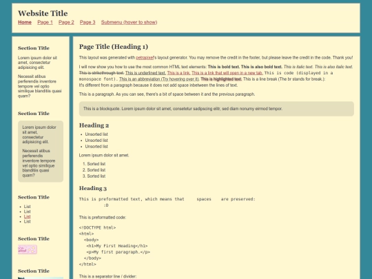 index screenshot