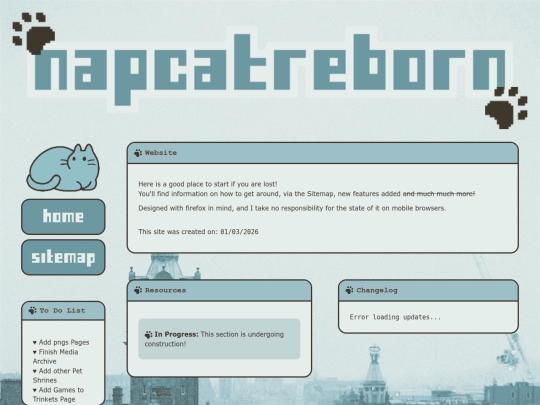 About/Website screenshot