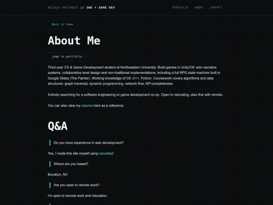 aboutme screenshot