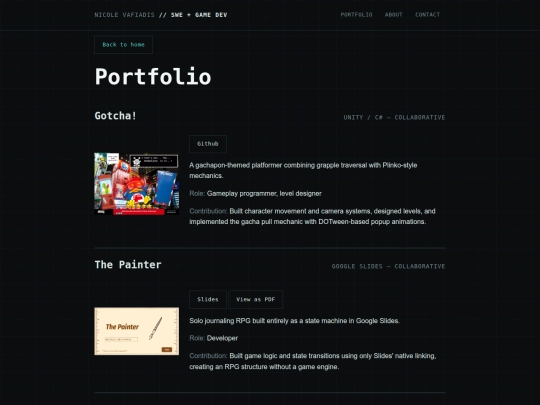 portfolio screenshot