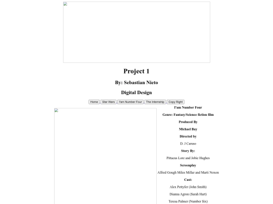 Projects/Project1/no4/iamnumberfour screenshot