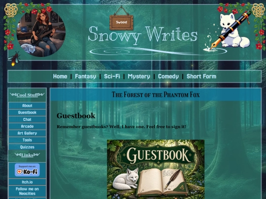 forest/guestbook screenshot