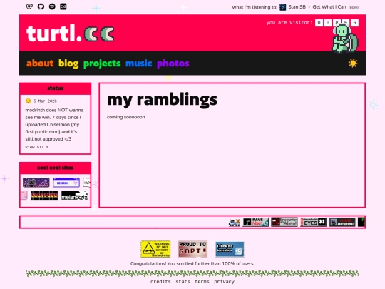 blog screenshot