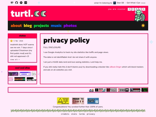 privacy screenshot