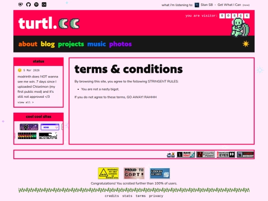 terms screenshot
