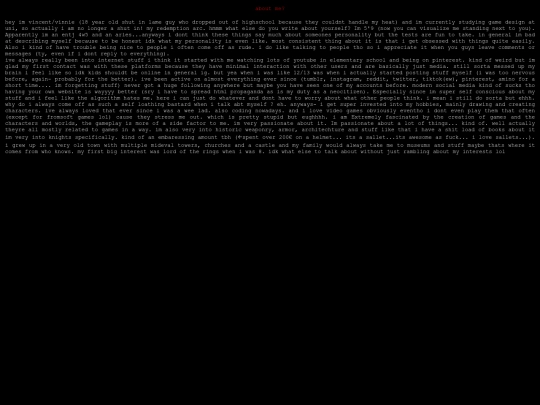 frame/aboutme screenshot