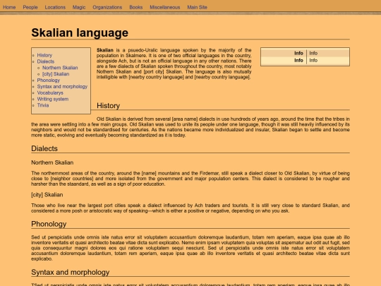 wiki/Skalian_language screenshot