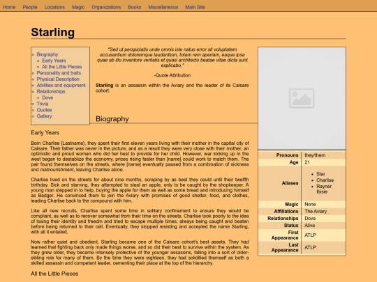 wiki/Starling screenshot