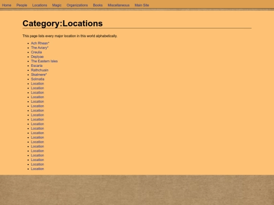 wiki/locations screenshot