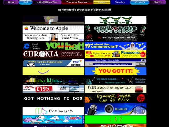 banners screenshot