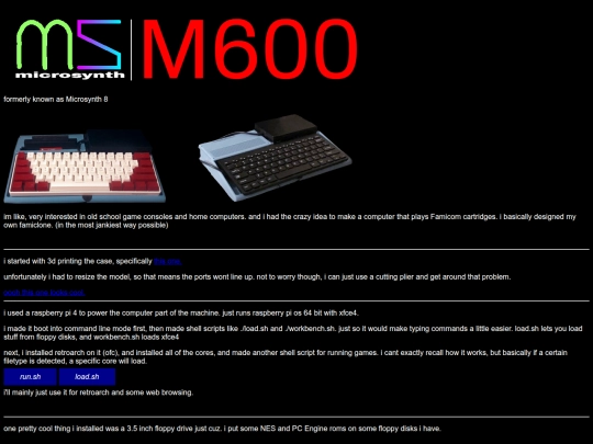 microsynth/m600 screenshot