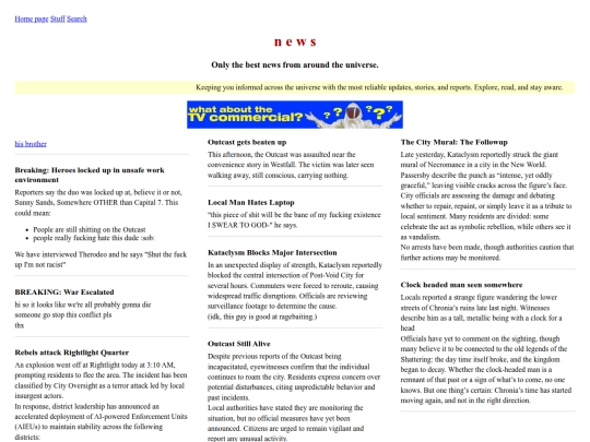 news screenshot