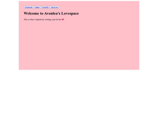 my blog/home screenshot