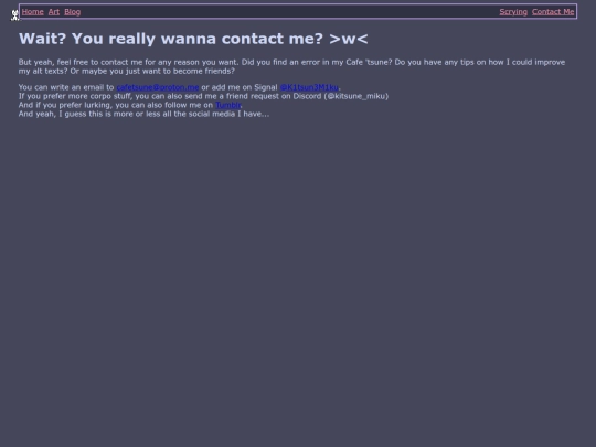 contact screenshot