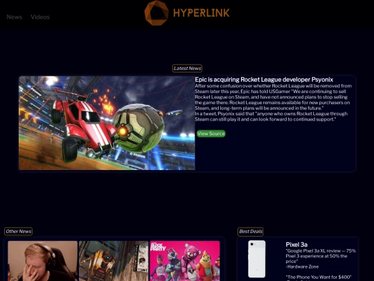 news screenshot