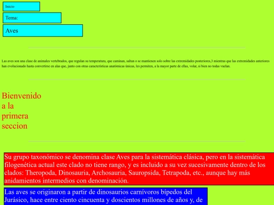 Pagina Web /index2 screenshot