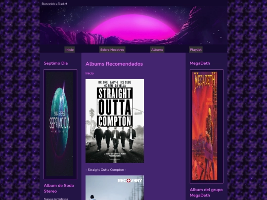 sitio web/discos screenshot