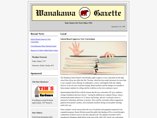schoolboard screenshot