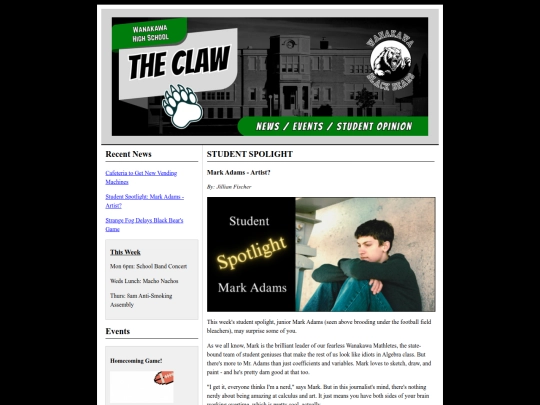 studentspotlight screenshot