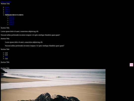 index screenshot