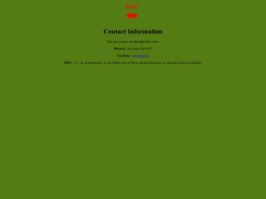 contact screenshot
