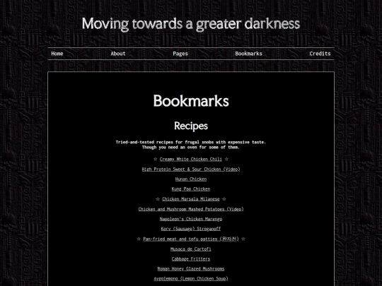 bookmarks screenshot