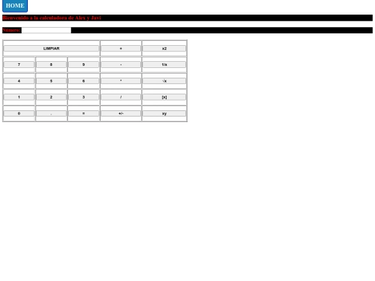 Calculadora screenshot