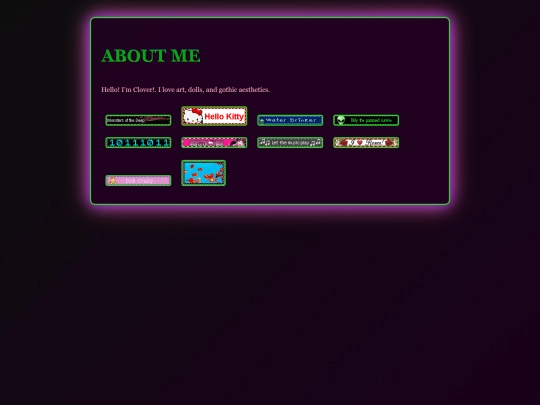 aboutme screenshot