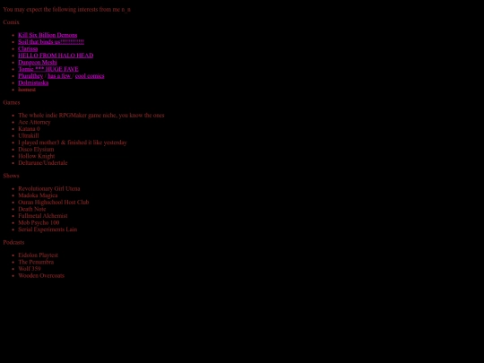 index screenshot