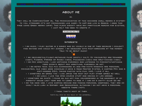 aboutme screenshot