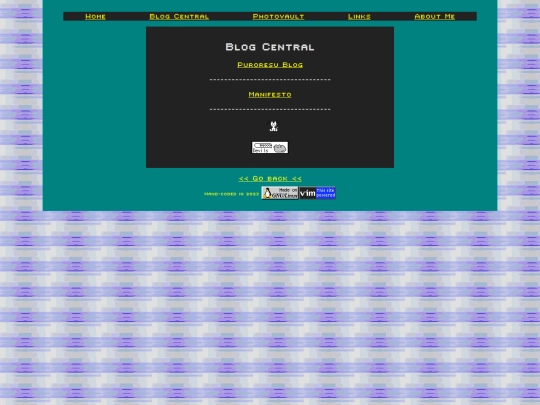 blogcentral screenshot