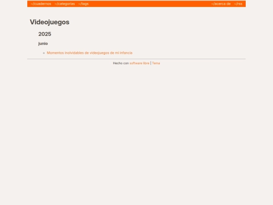 categories/videojuegos screenshot