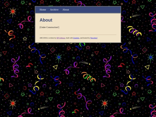 blog/about screenshot
