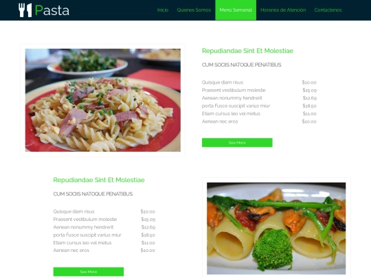 pages/menu screenshot