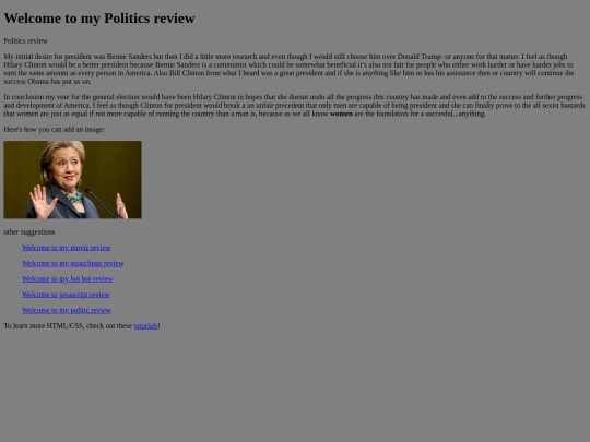 politics screenshot