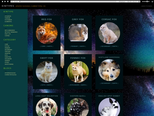 kintypes screenshot