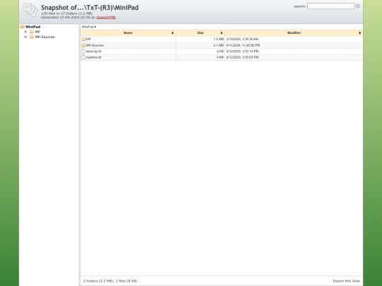 Info(2NE1)/MiniPad screenshot
