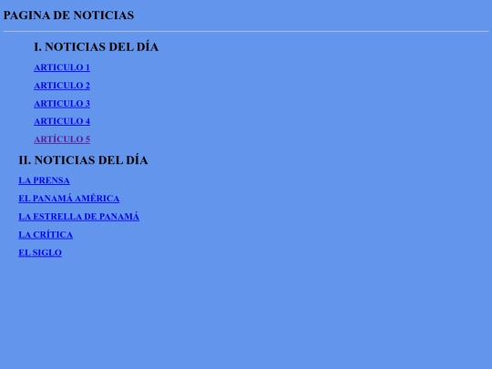 noticias /INDEX screenshot