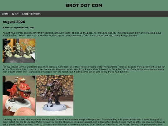 blog screenshot