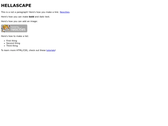 index screenshot