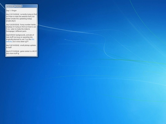 updatelog screenshot