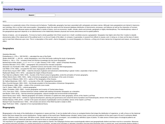 Files/Geography screenshot