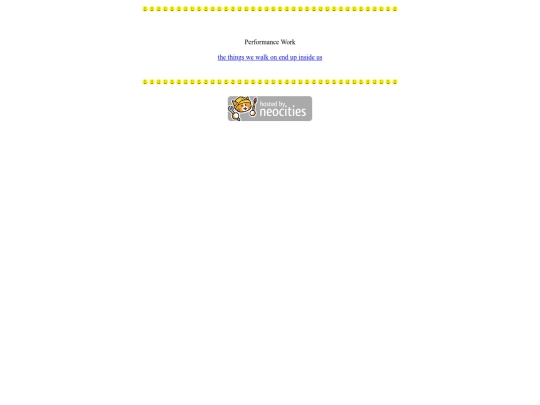 performance/performancework screenshot