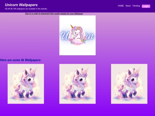 Project-1/Unicorns Are Real(Proj 1) screenshot