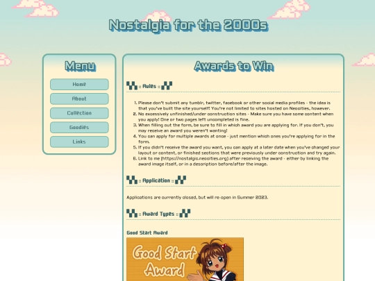 goodies/awards/awards screenshot