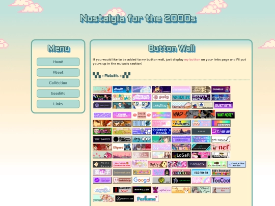 links/button screenshot