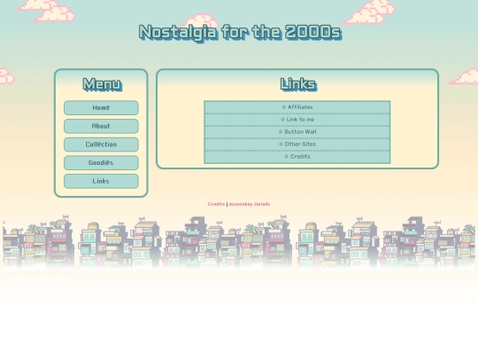 menu/links screenshot