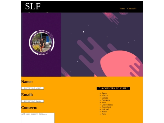Contact Us screenshot